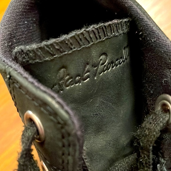 Converse Jack Purcell black leather high-tops - Picture 5 of 6